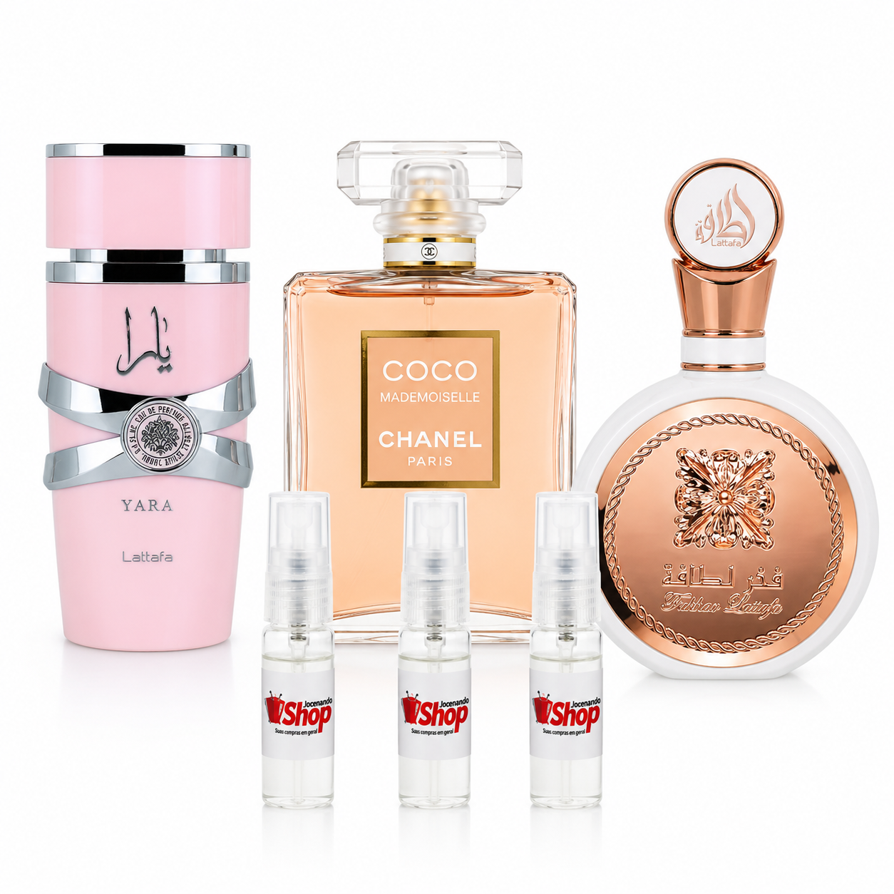 Kit Rose Feminino – 3 Decants de 5ml